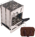 Compact Stainless Steel Camp Stove: Portable Outdoor Cooking Powerhouse