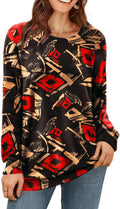 Women Christmas Sweater Oversized Pullover - Cozy Cat Graphic