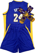 3PC Basketball Jersey Set for Youth Tank Top, Shorts & Socks Set