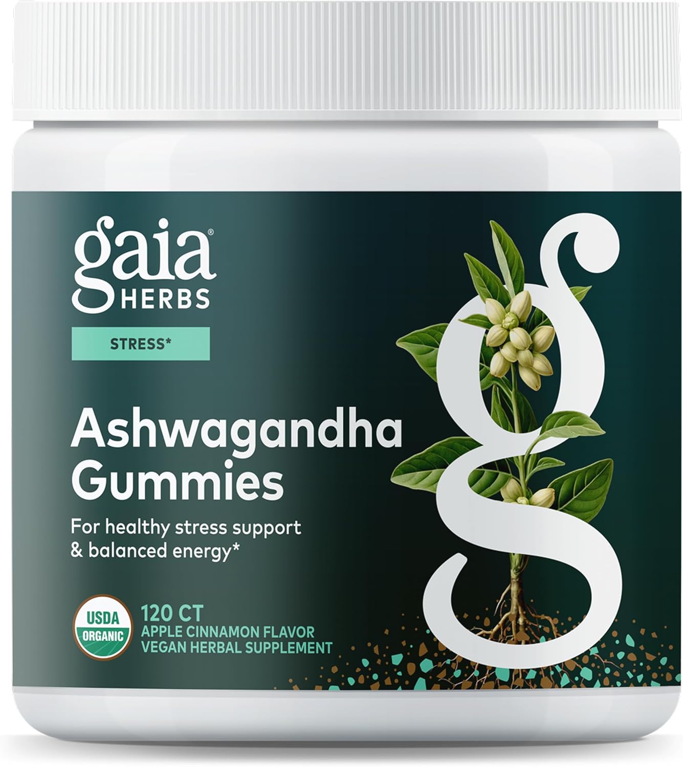 Organic Ashwagandha Gummies for Stress Support with Cinnamon