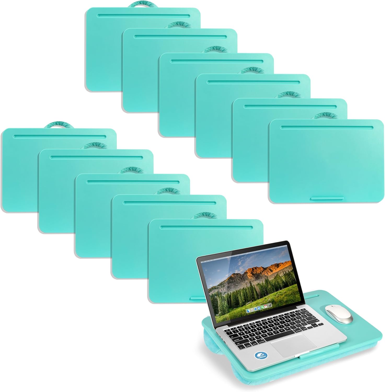 Original Lap Desk for Laptops Up to 17.3 in Aqua Sky