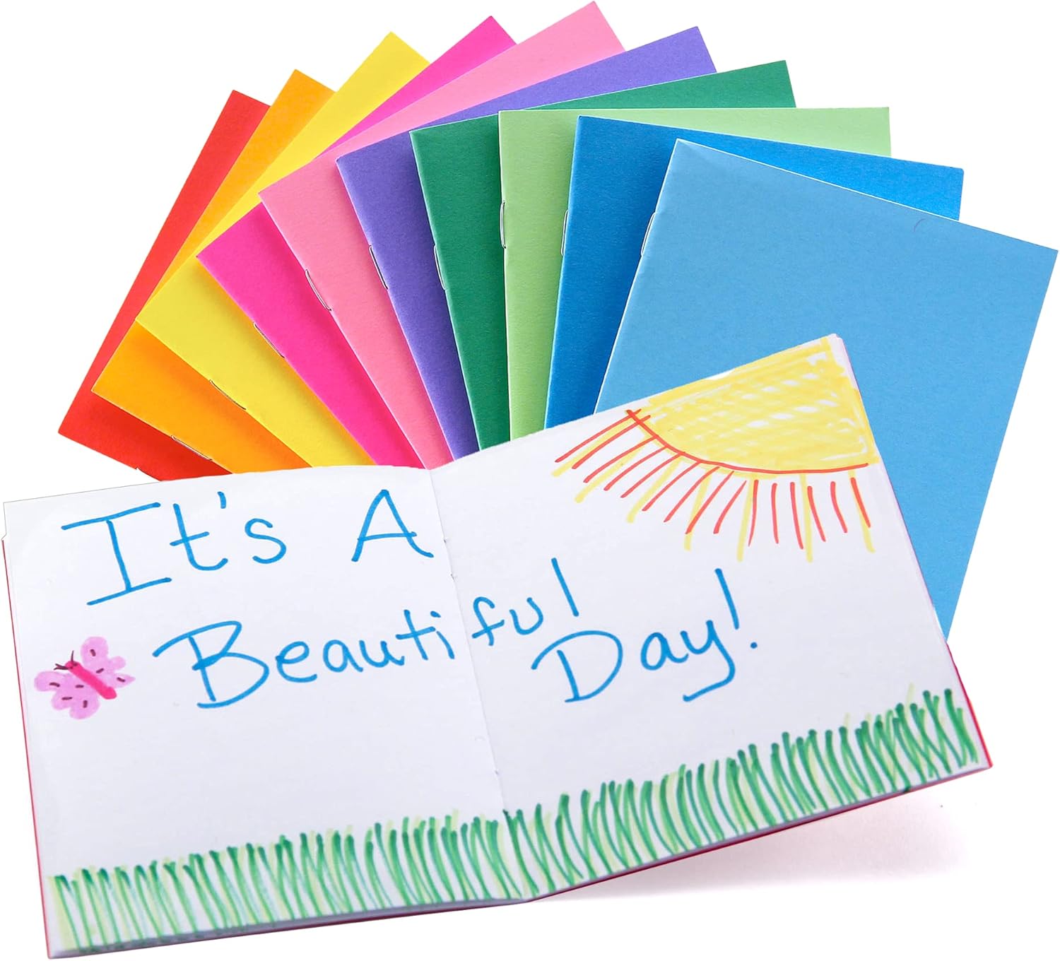 Hygloss Colorful Blank Books - Multi-use Arts & Crafts - 20 Pack
