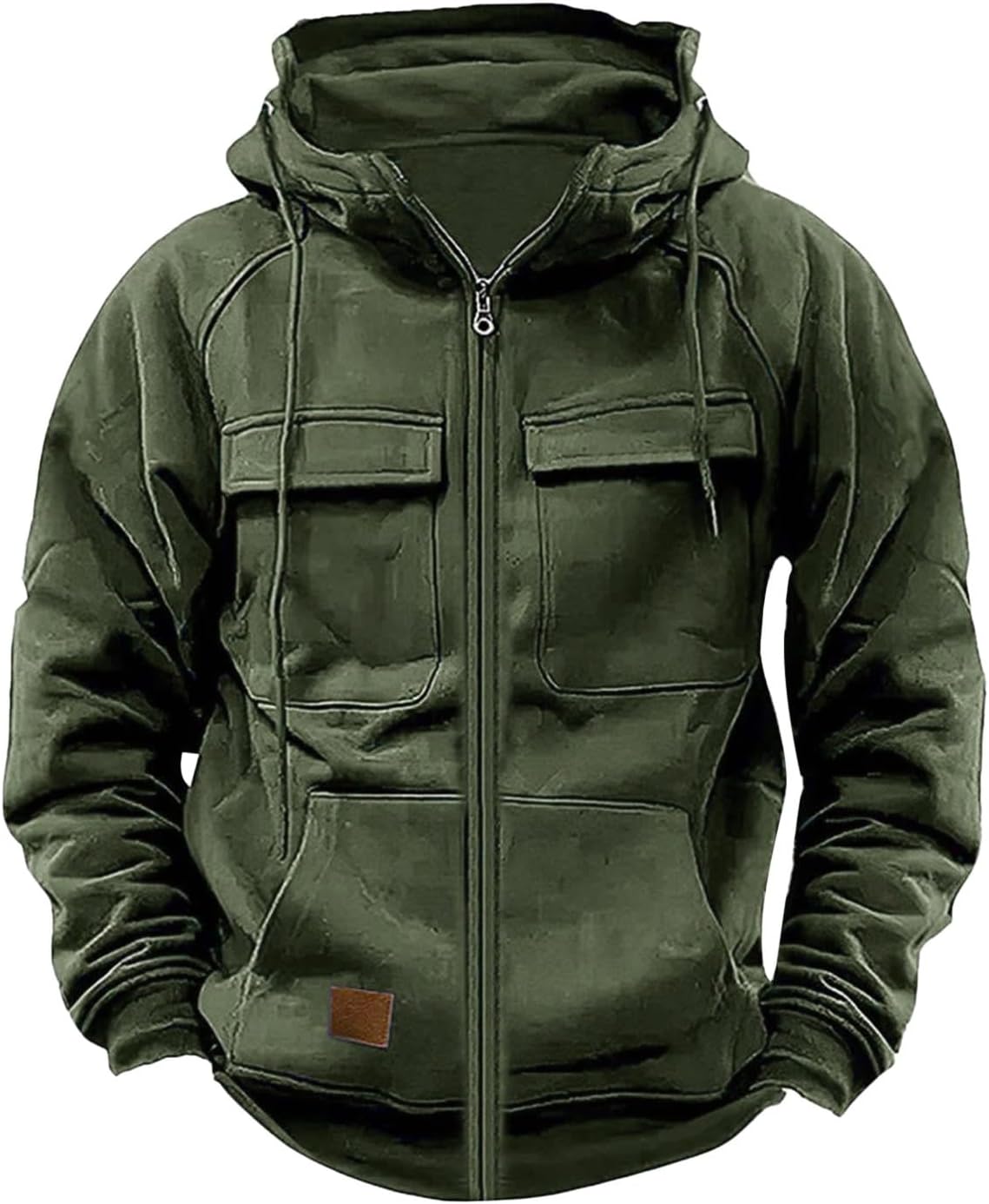 Men's Tactical Winter Hoodie with Cargo Pocket
