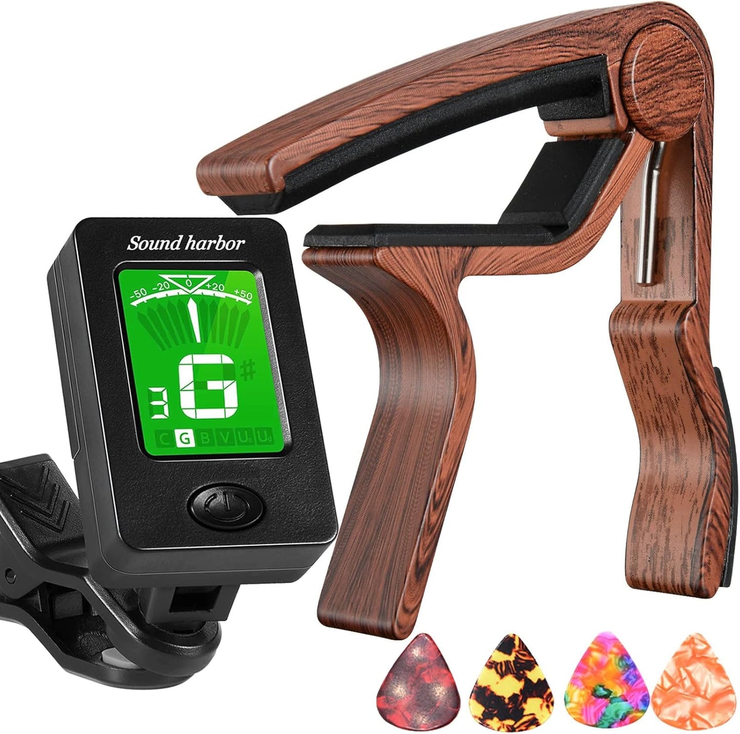 2-in-1 Capo Tuner Combo for Perfect Sound!
