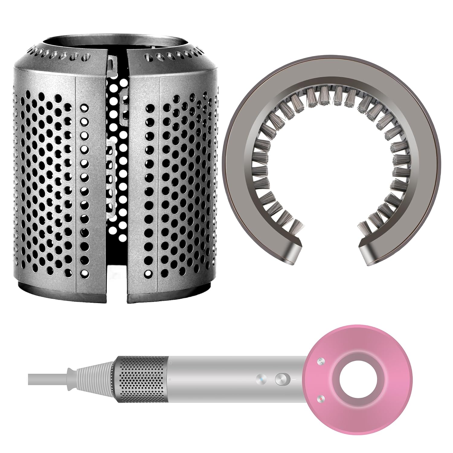 Dyson Supersonic HD Series Filter Cage Upgrade with Brush for Efficient Hair Drying