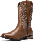 Men's Classic Cowboy Slip On Western Boots - Stylish Support