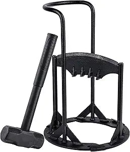 Kindling Splitter Heavy Duty Cast Steel Log Splitter for Wood