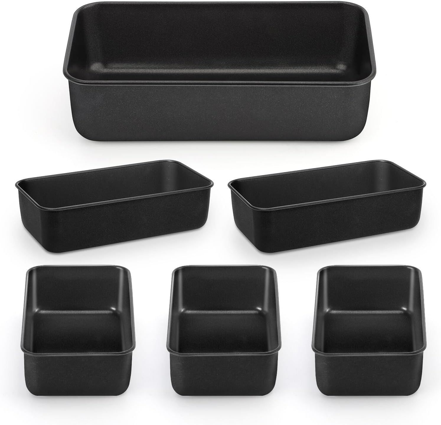 LIANYU Nonstick 9x5In Loaf Bread Pan Set for Perfect Baking