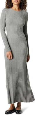 The Drop Womens Ashlyn Ribbed Sweater Maxi Dress - Timeless Everyday