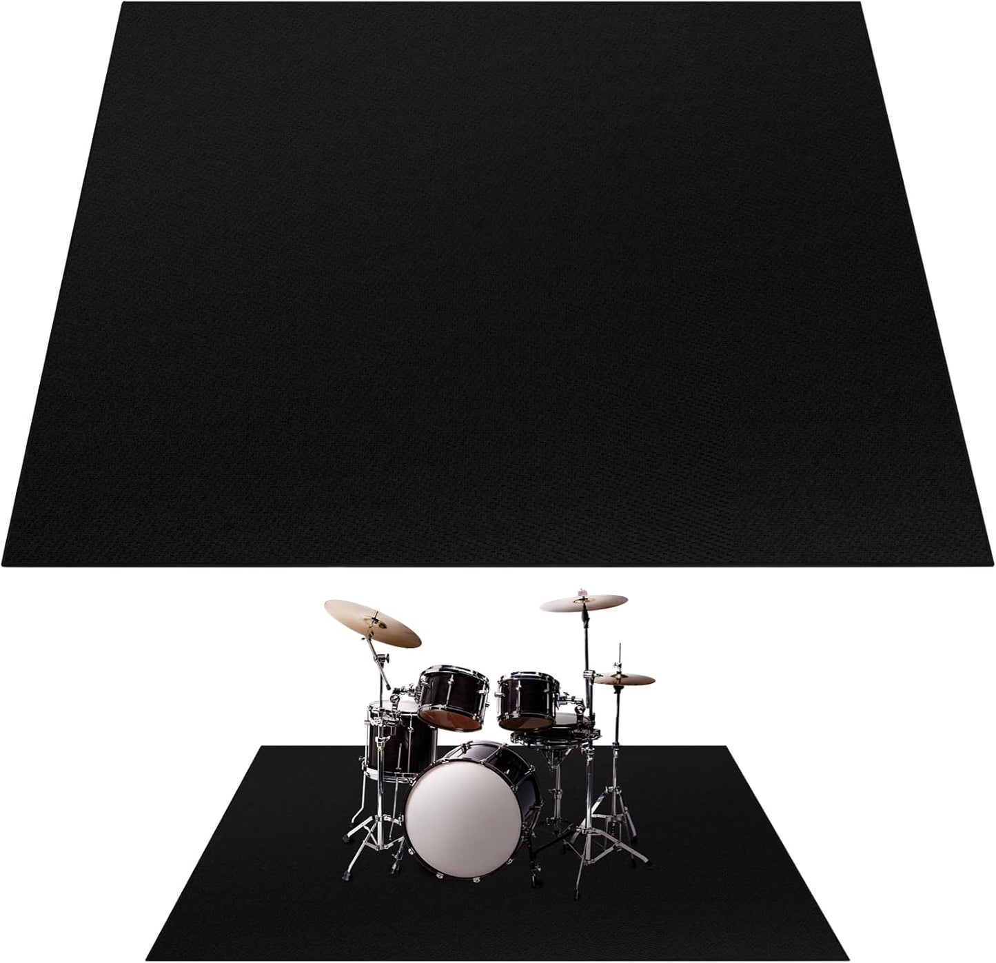 Drum Rug 6x5FT Non-Slip Grip Bottom Soundproof Carpet