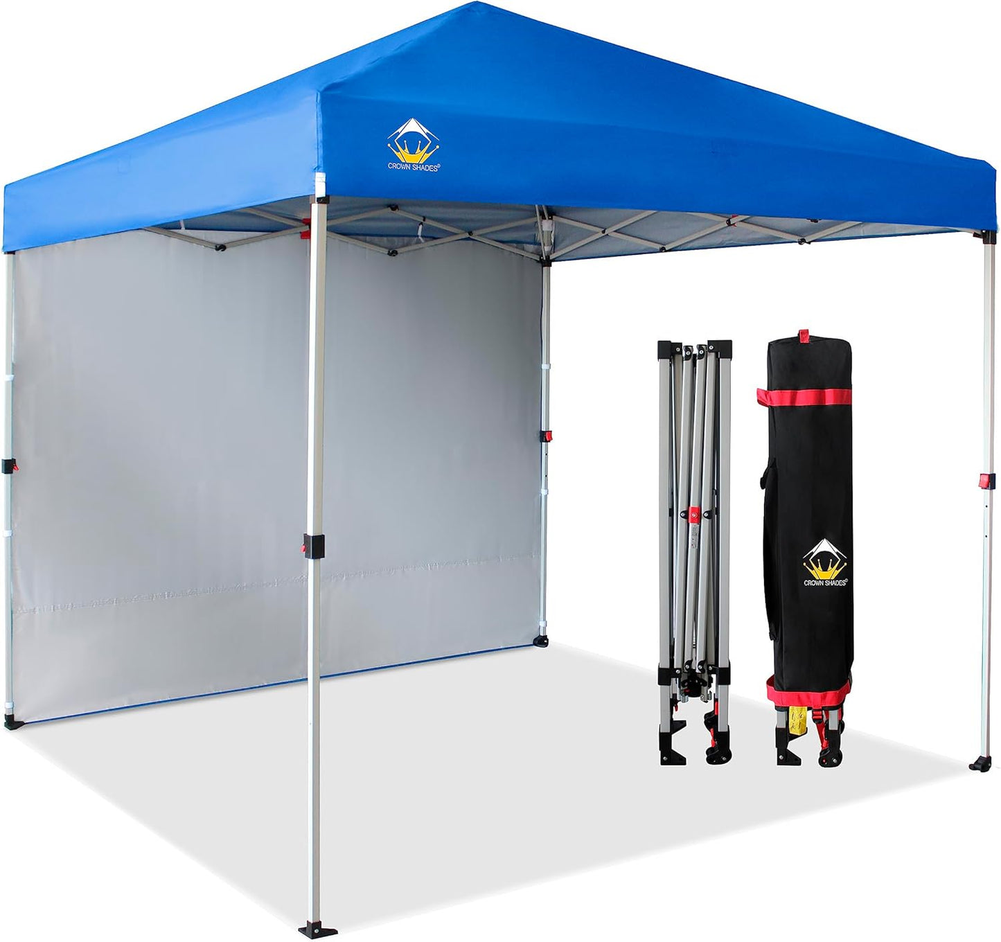 CROWN SHADES 8x8 Pop Up Beach Canopy with One Push Setup