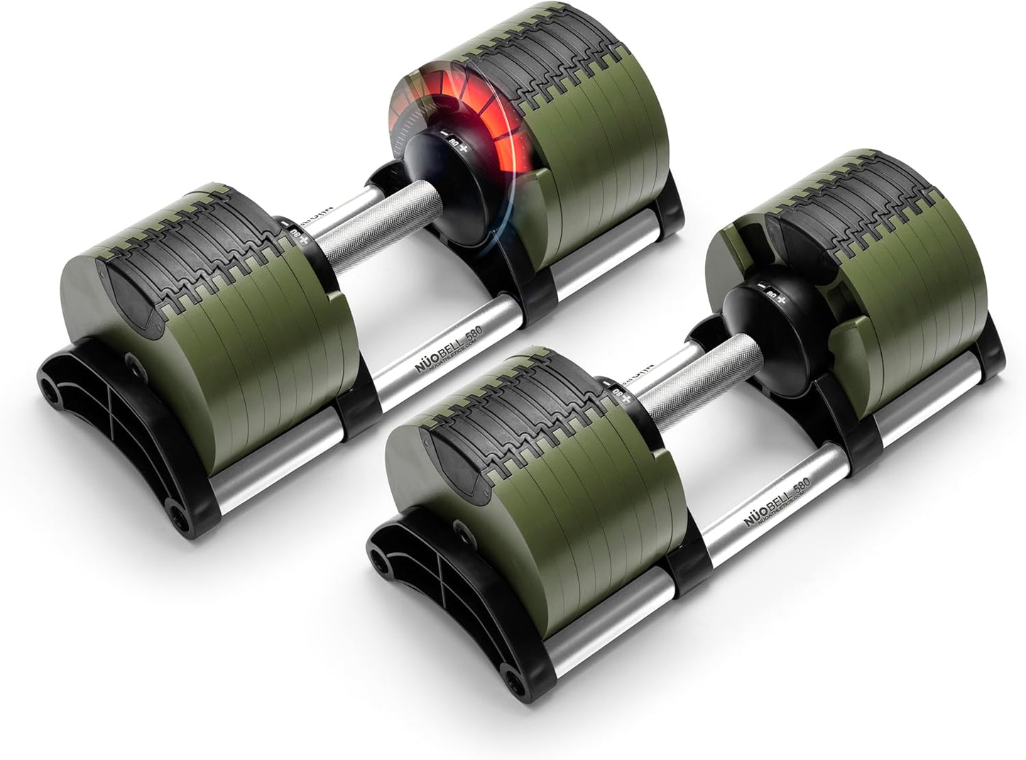 NUOBELL Adjustable Dumbbells 5-80 lbs for Home Gym Workouts
