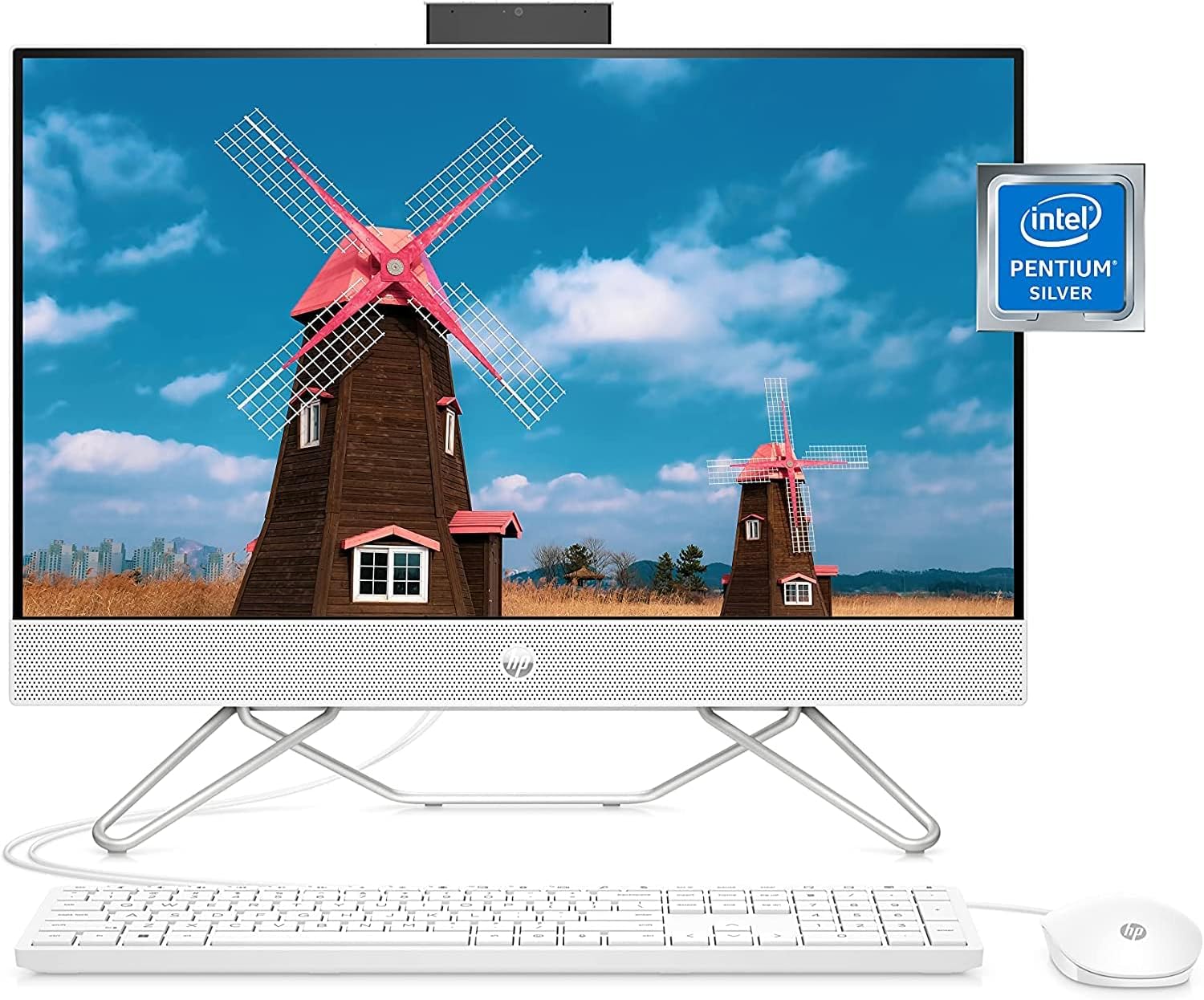 HP 2024 24'' FHD IPS Touchscreen All-in-One PC - Fast Intel Core i3 - 32GB RAM - 1TB SSD - Windows 11 in White