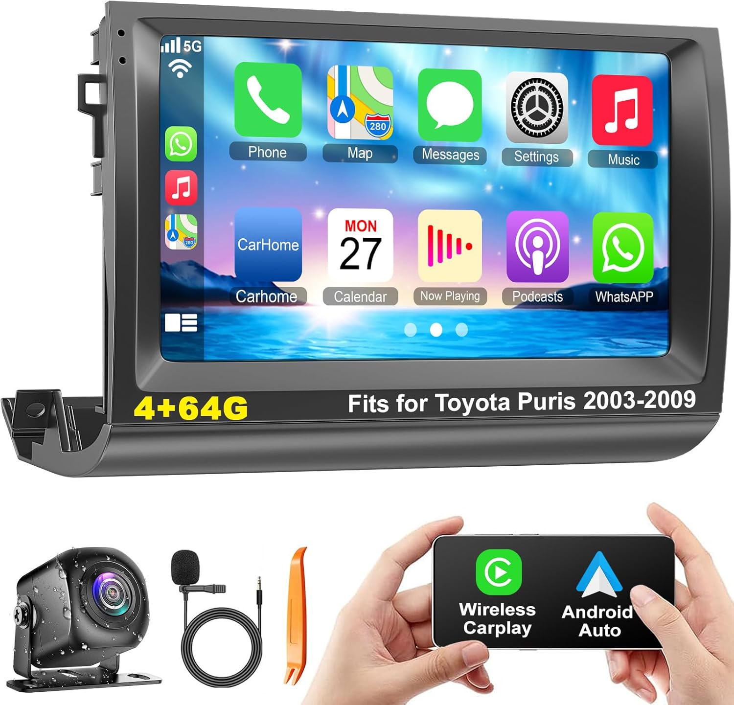 Android 13 Car Radio Stereo for Toyota Prius 2003-2009 Review