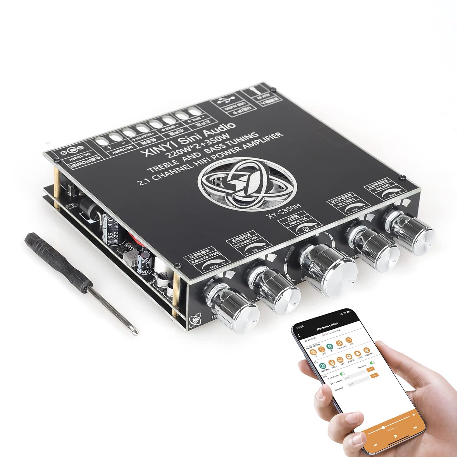 Enhanced Sound Power: XY-S350H Bluetooth Amp