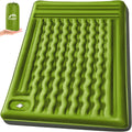 Camping Sleeping Pad 6 in Extra Thick Inflatable Pad - Built-in Pump
