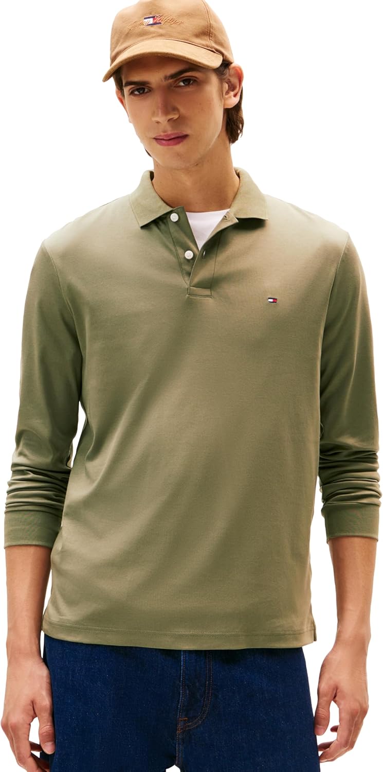 Tommy Hilfiger Men's Long Sleeve Casual Polo Shirts for Every Occasion