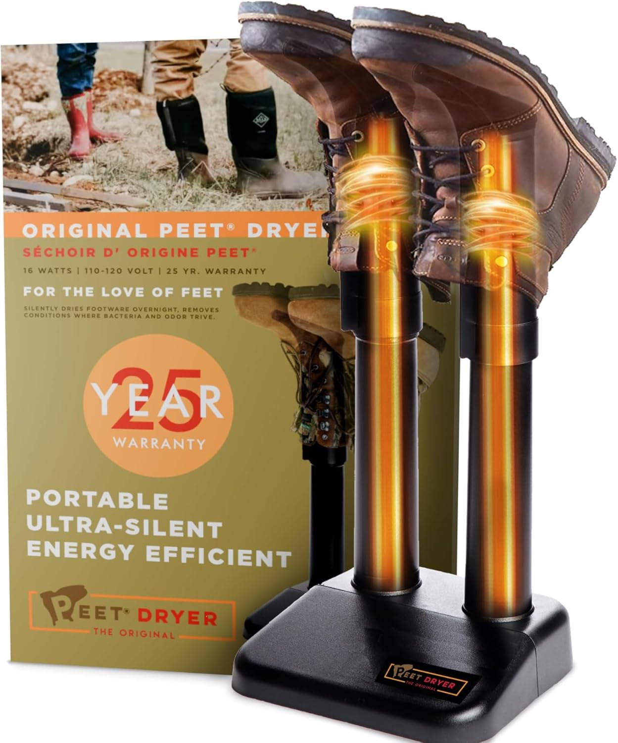 PEET Original Electric Shoe Dryer for Work Boots & Gear