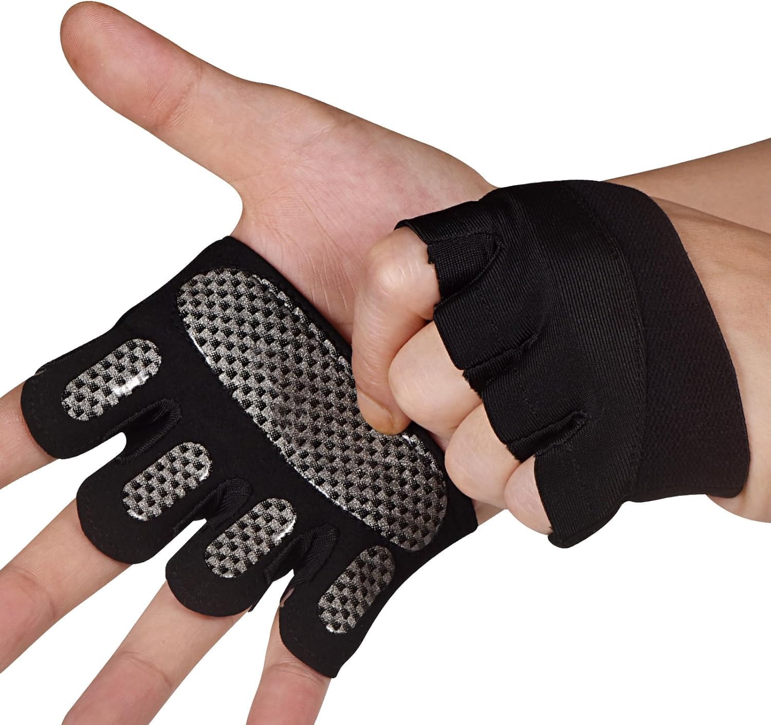 Lightweight Fingerless Gym Gloves for All Sports
