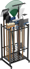 Garden Tool Organizer Yard Tool Tower Rack - Holds Up to 35 Tools