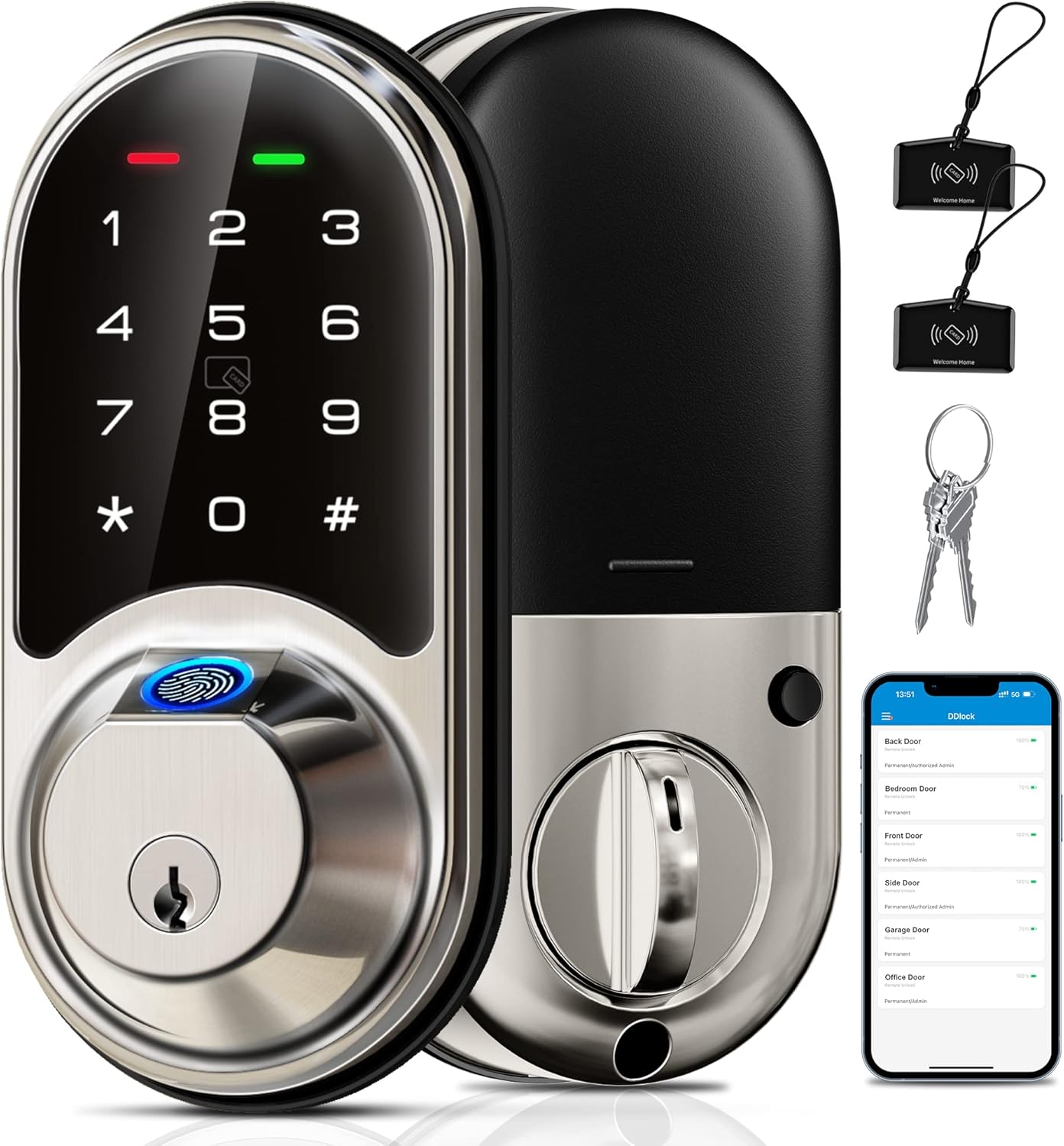 Veise Smart Lock: Keyless Entry & App Control