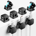 8 Pack Magnetic Cord Organizer for Nightstand and Desk - Neat Cable