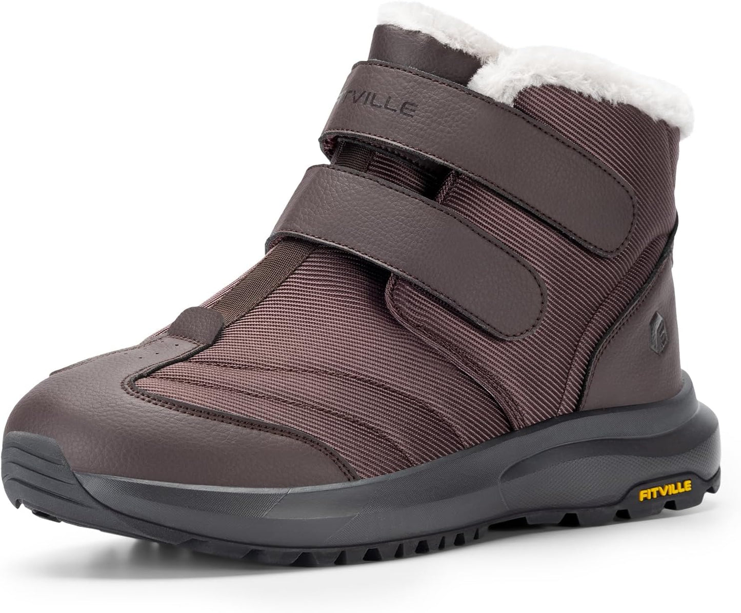 FitVille Mens Extra Wide Snow Boots for Ultimate Winter Comfort