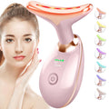 Red-Light-Therapy for Face and Neck 7-Color Facial Massager - Portable