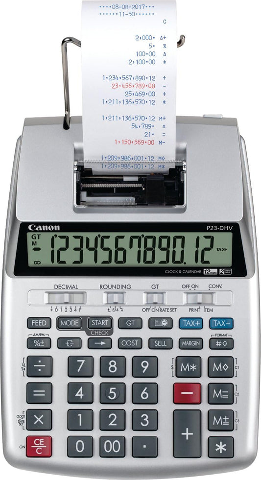 Canon P23-DHV-3 Printing Calculator with Double Check Function