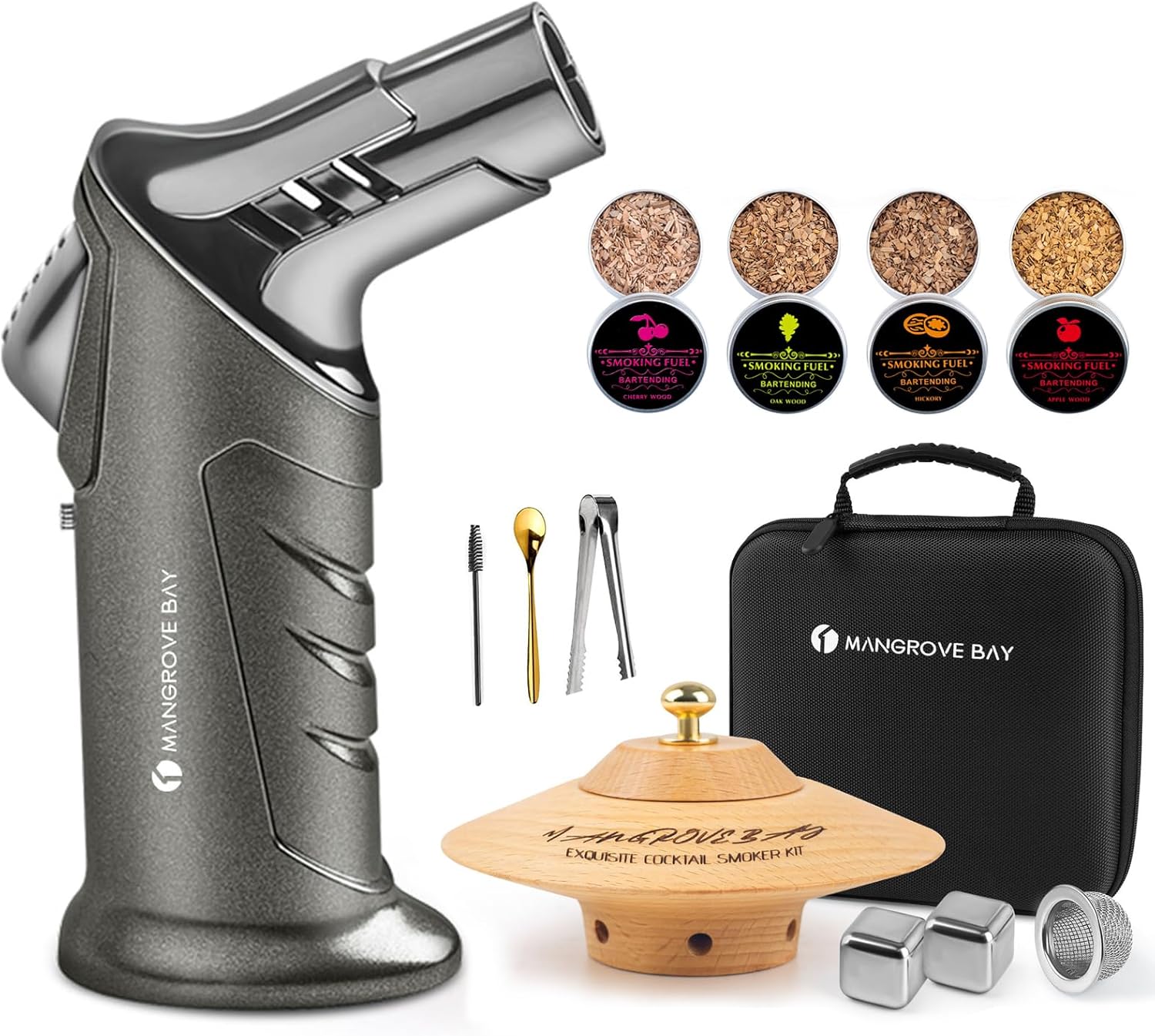 Whiskey Lover's Dream: Mangrove Bay Cocktail Smoker Kit