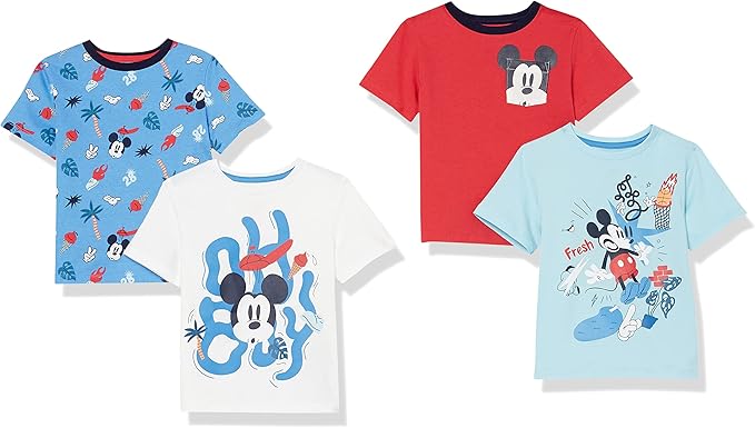 Disney Marvel Star Wars Frozen Boys Short-Sleeve T-Shirts