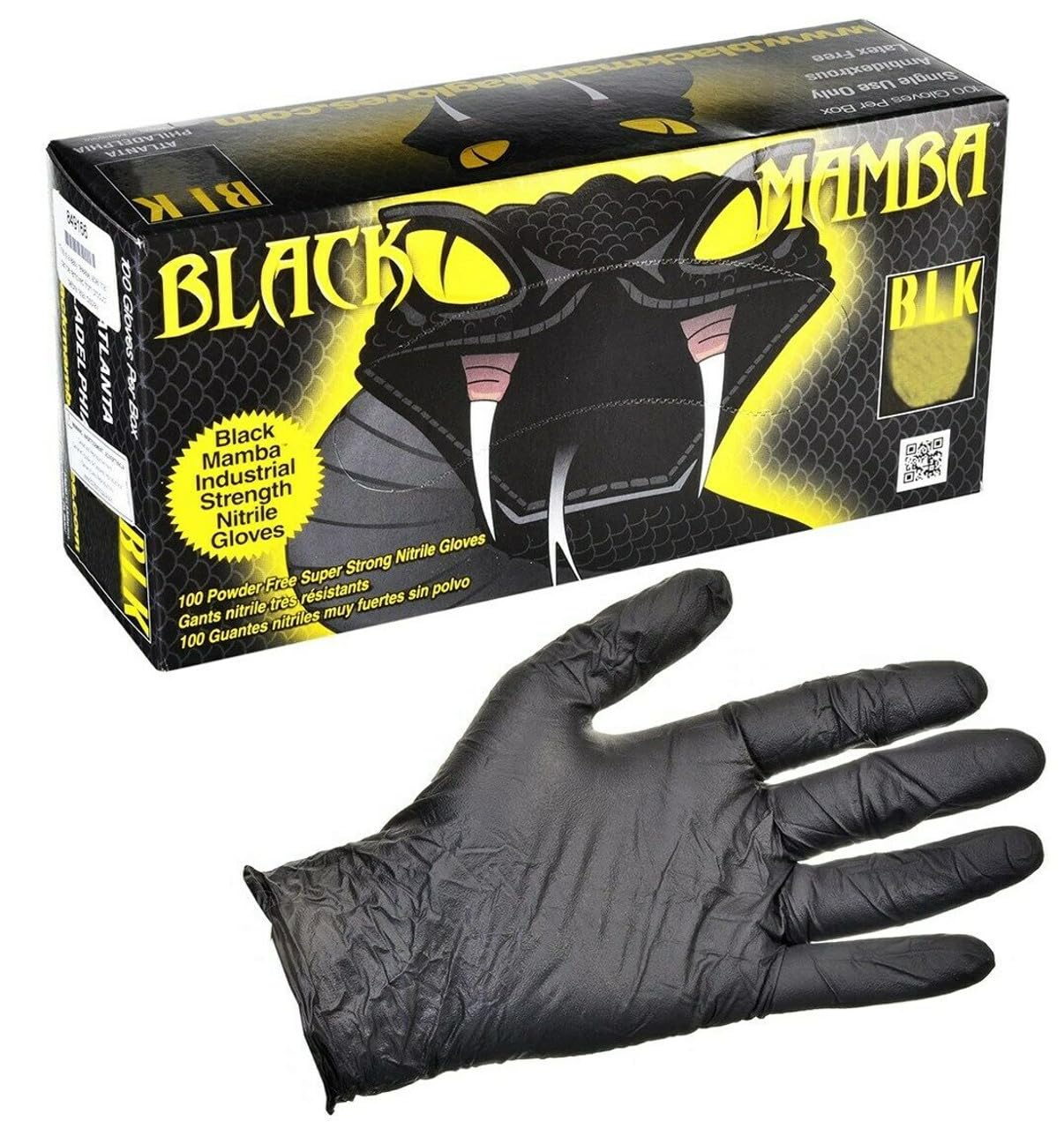 XL Black Mamba Nitrile Gloves: Ultimate Protection