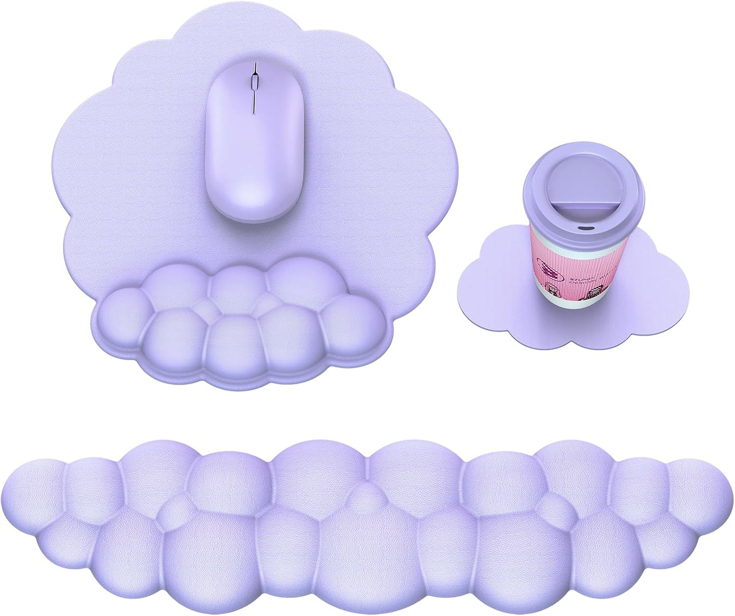 Cloud Ergonomic Wrist Support Set - Purple