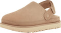 Suede Clogs for Women Leather Platform Golden Star Clog Sandals