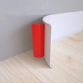 Flexible Baseboard Molding Trim 4 in x 40 ft Peel and Stick - Easy