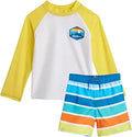 Eddie Bauer Toddler Boys' Rash Guard Set - UPF 50+ Swim Set
