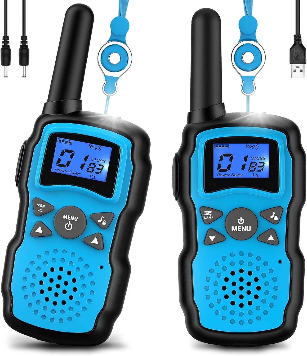Wishouse Walkie Talkies for Kids with USB Charger and Flashlight