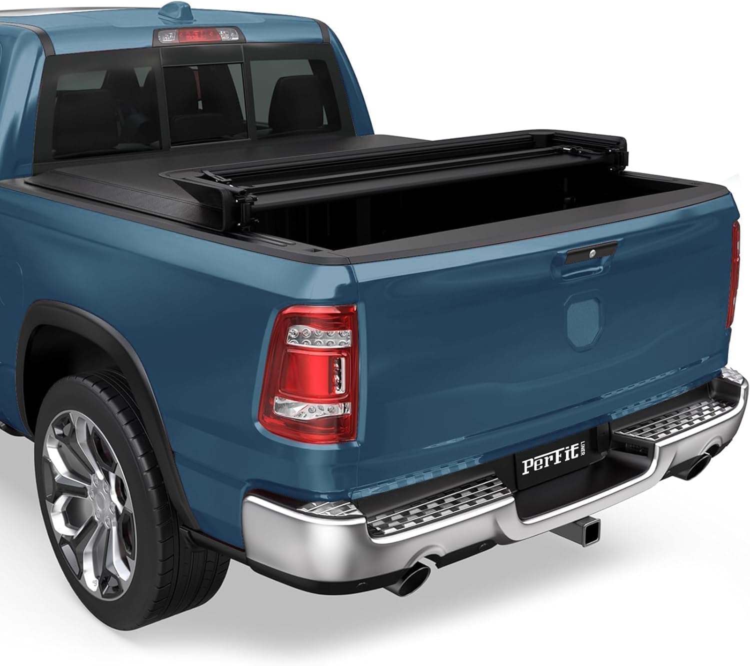 Perfit Liner Soft Quad-Fold Truck Bed Tonneau Cover for Dodge Ram