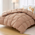 Puffy White Feather Comforter Oversized King Size - Cloudlike Warmth