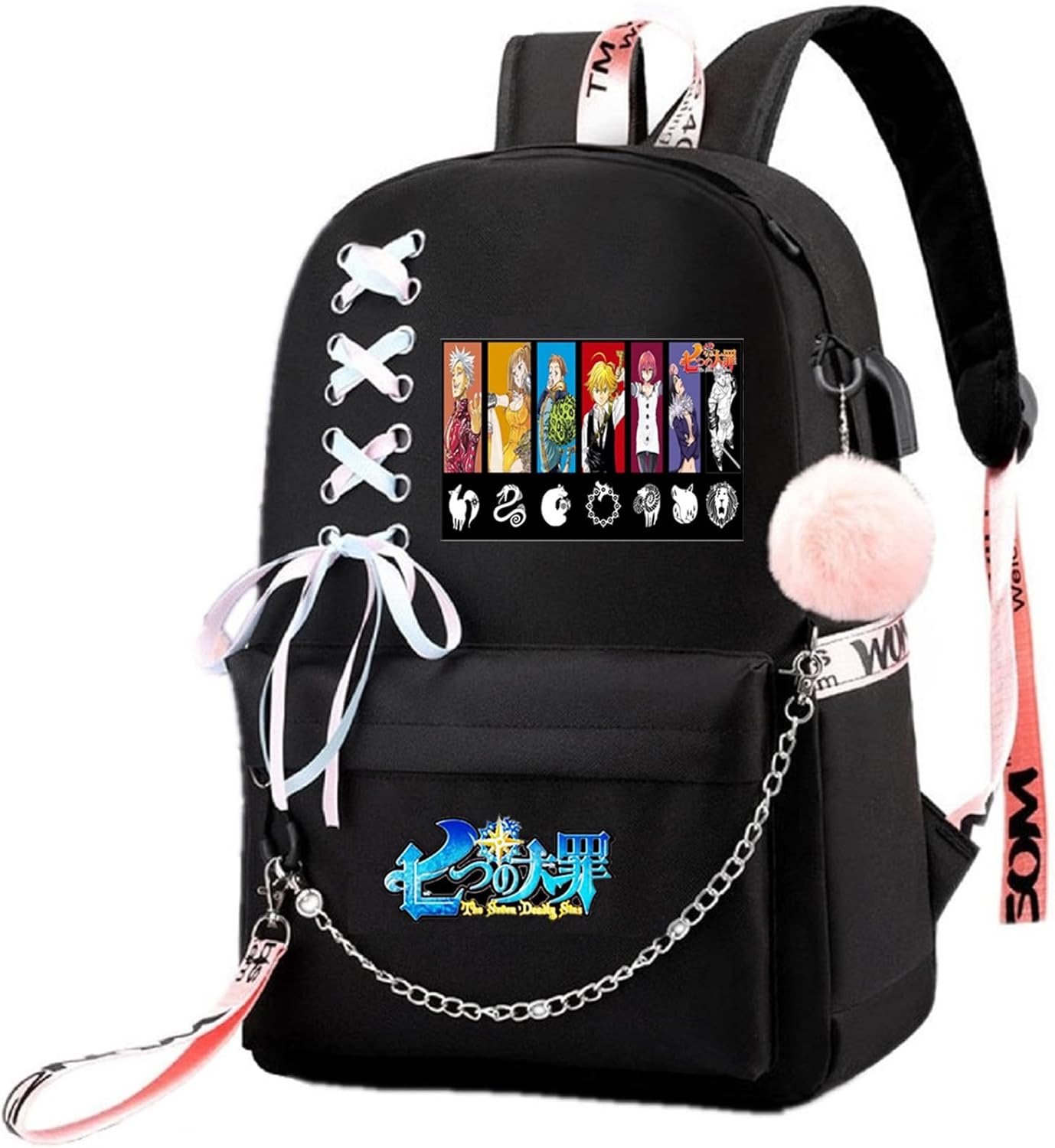 ISaikoy Casual Canvas Backpack for School and Daily Use
