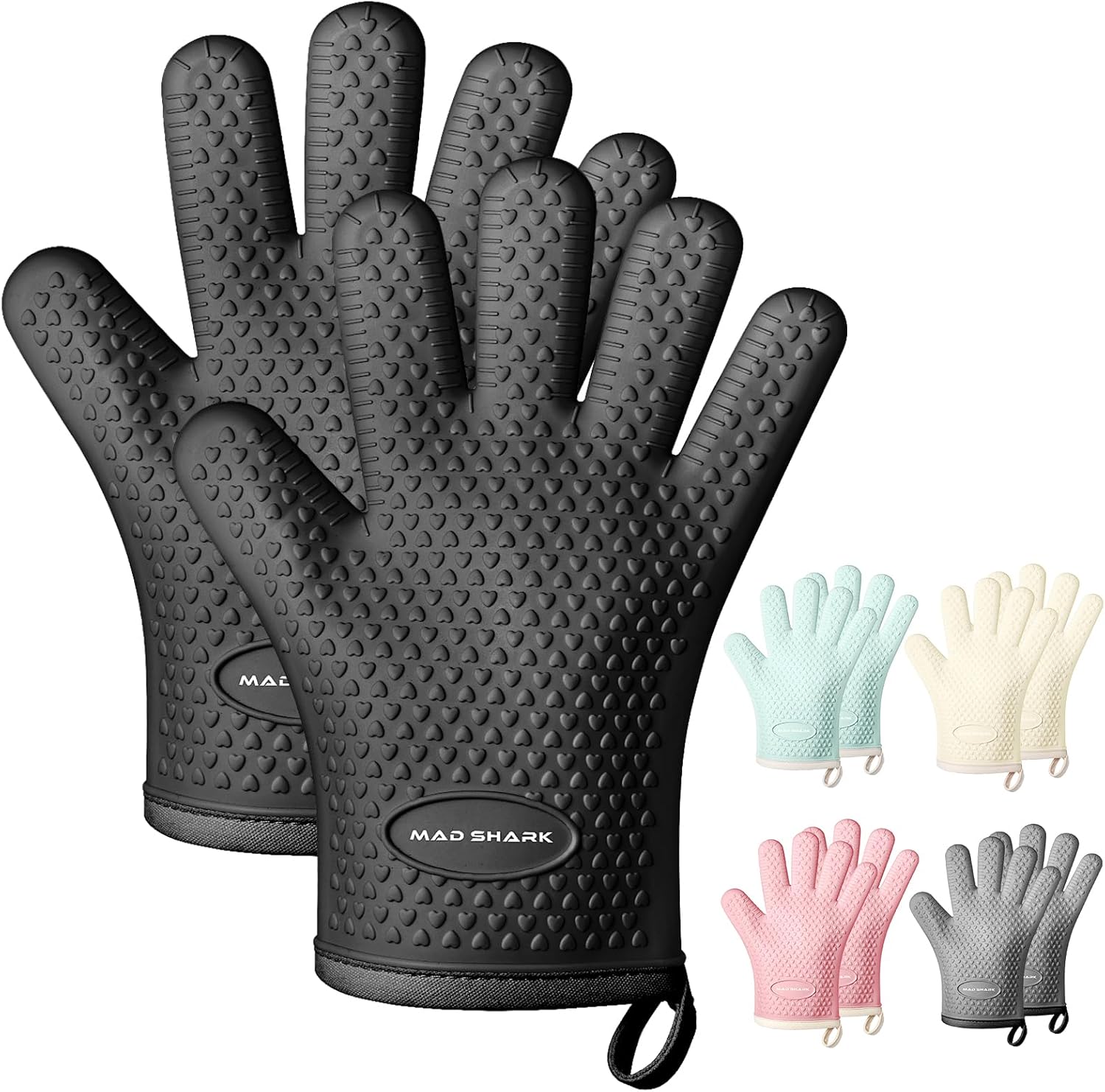 Silicone Oven Mitts 450 - Non-Slip & Waterproof