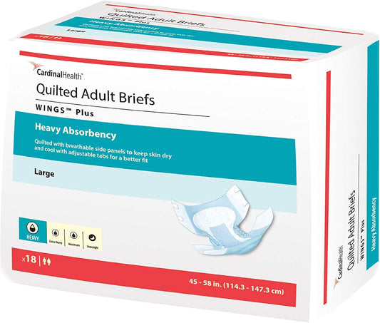 Cardinal Health Quilted Adult Briefs for Heavy Absorbency Needs