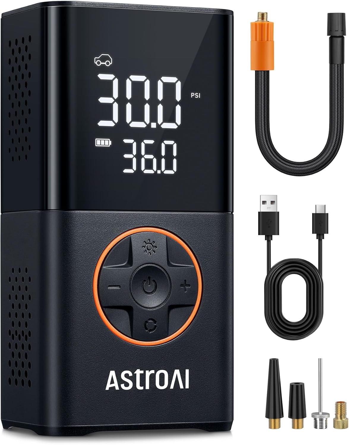 AstroAI L7 Portable Tire Inflator - 150 PSI Dual Display