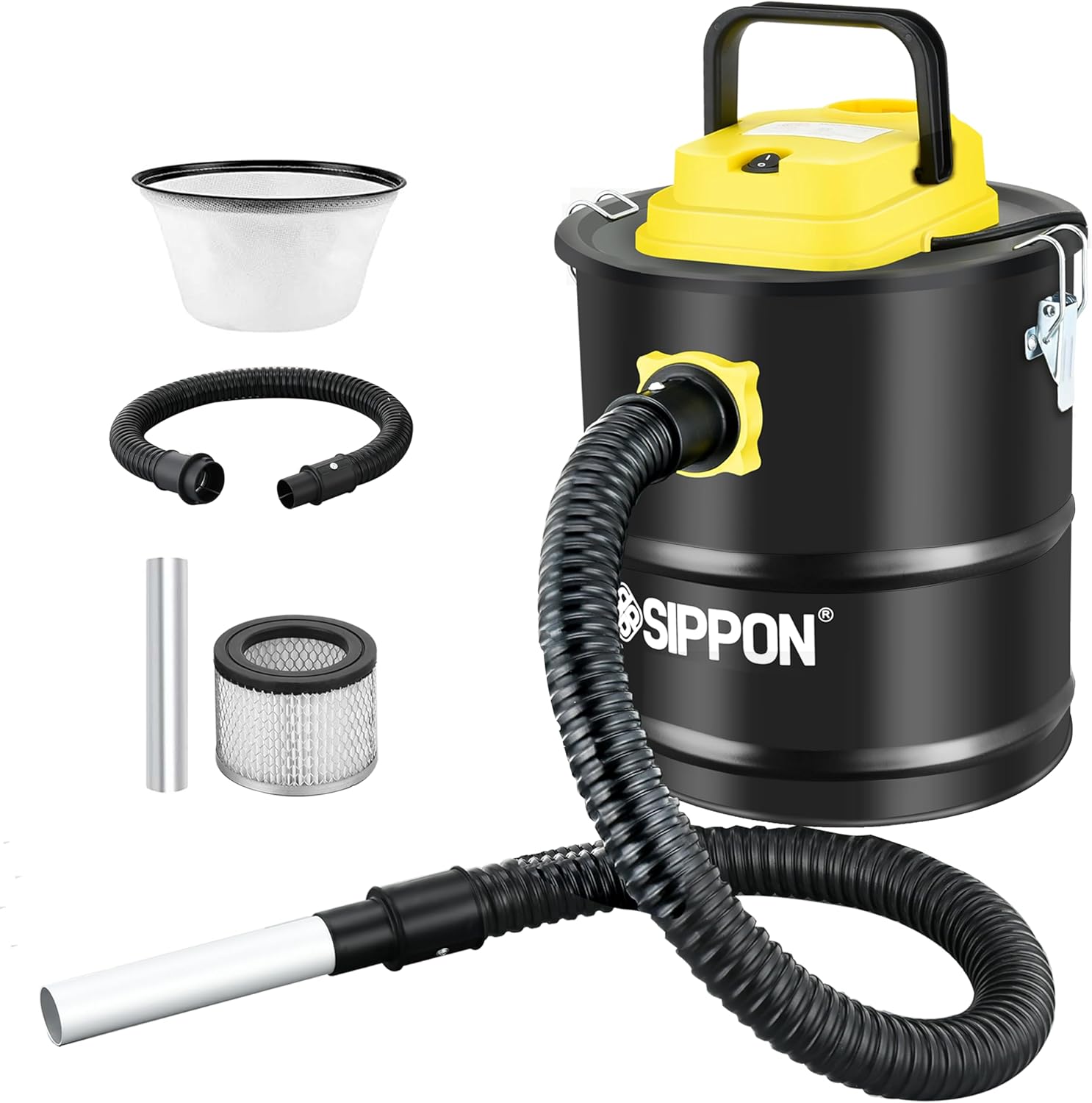Powerful 800W Ash Vacuum Cleaner for Fireplaces and Stoves