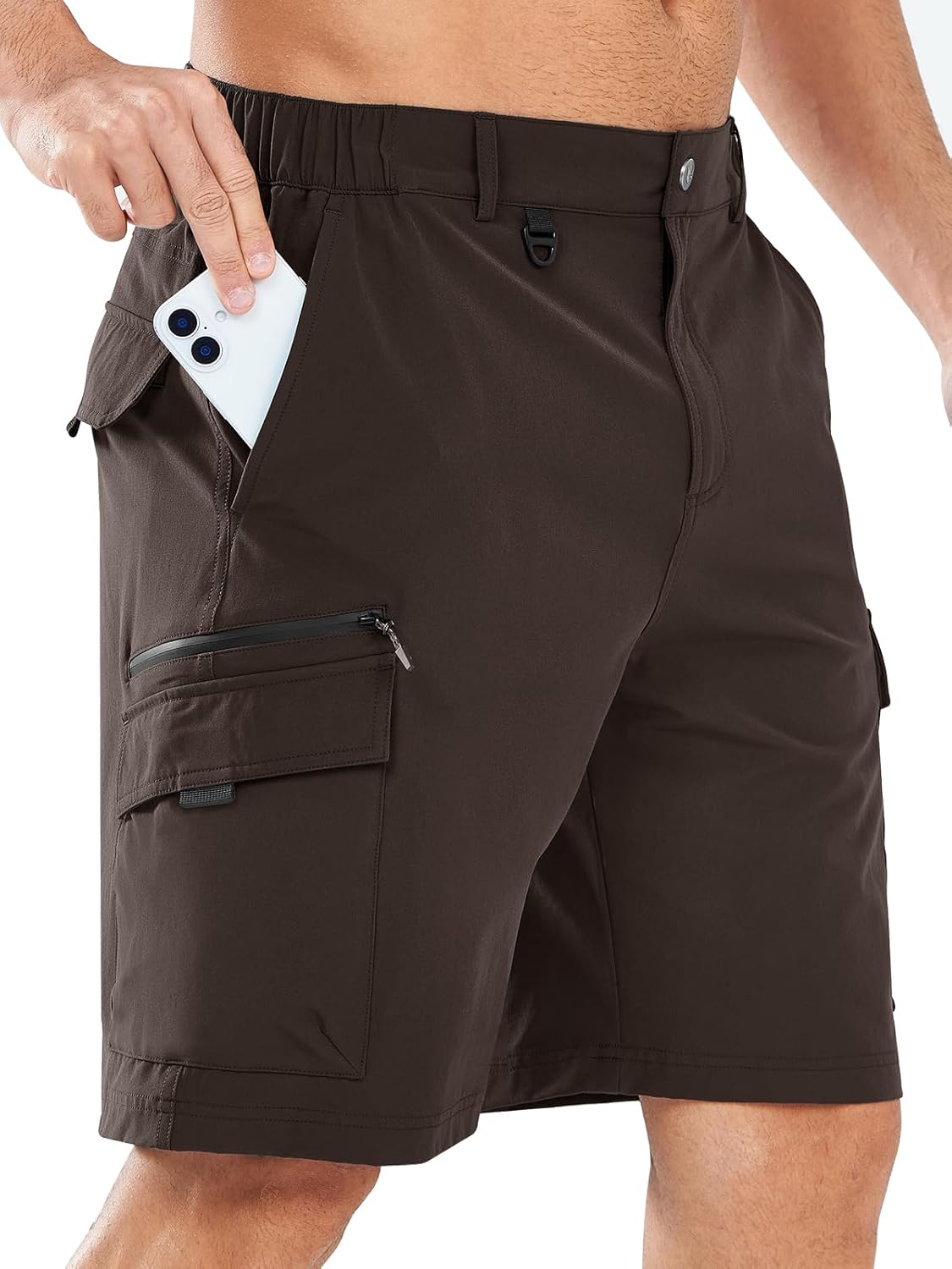 NORTHYARD Men's Cargo Hiking Shorts 9in Lightweight Tactical Gear