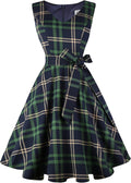 Dressever Women's 50s 60s Vintage Sleeveless Cocktail Dress