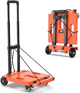 SPACEKEEPER Foldable Hand Truck Dolly for Easy Moving and Travel