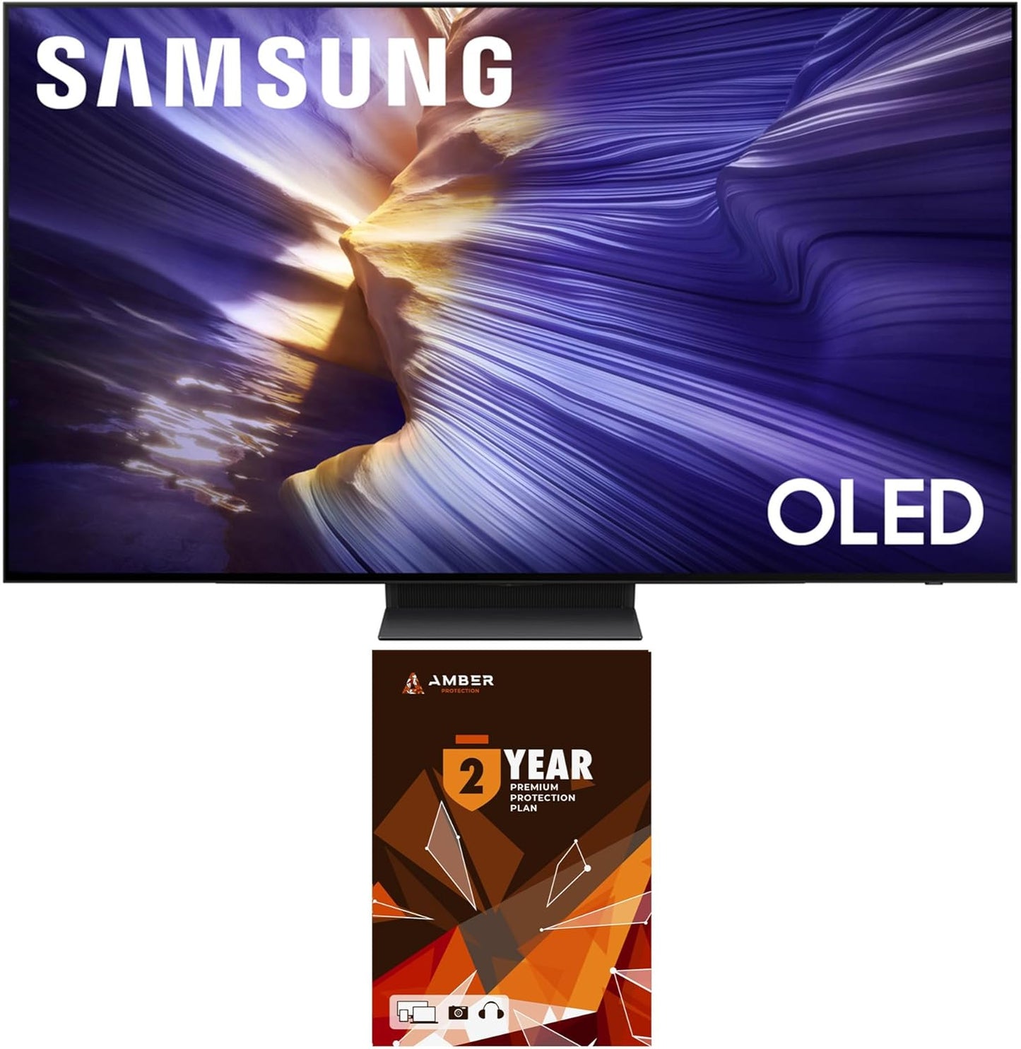 Samsung QN55S90FAFXZA 55 Inch 4K OLED Smart TV with Dolby Atmos