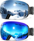 Ski Goggles for Men Women Snow Goggles Anti fog with 100% UV