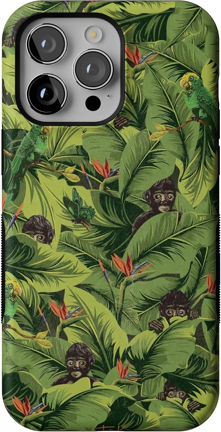 Casely iPhone 14 Pro Max Case with Frida Kahlo Floral Design